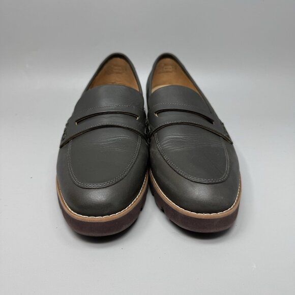 Vionic Cheryl II Womens Penny Loafers Sz 10 W Comfort Black Nappa Leather Shoes - Picture 5 of 9